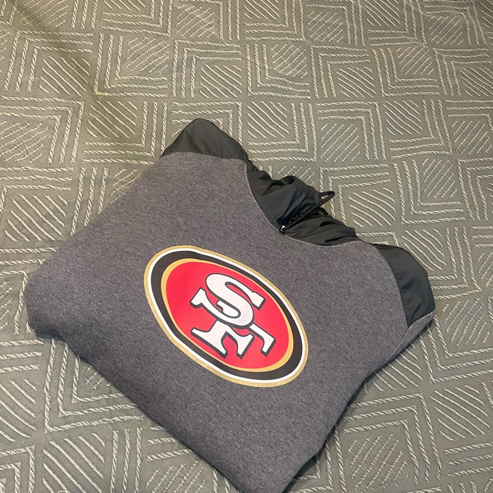Nike San Francisco 49ers Champ Drive Hybrid Fleece Hoodie